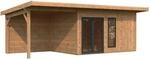 Palmako Holz-Gartenhaus Aurelia Pultdach Tauchgrundiert 739 cm x 300 cm 20,3 m&sup2;