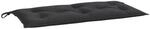 vidaXL Gartenbank-Auflage Schwarz 100x50x7 cm Oxford-Gewebe 361571
