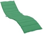 vidaXL Sonnenliegen-Auflage Gr&uuml;n 200x50x3 cm Oxford-Gewebe 314193