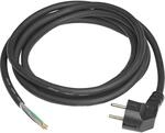 Zuleitung mit Stecker 3 m Schwarz
