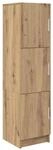 vidaXL Highboard Eiche Handwerklich 31,5 x 32 x 124 cm Holzwerkstoff 869353