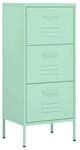 vidaXL Lagerschrank Minzgr&uuml;n 42,5x35x101,5 cm Stahl