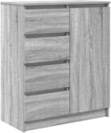 vidaXL Sideboard mit Schubladen Grau Sonoma 71x35x84 cm Holzwerkstoff 861585