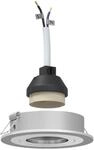 vidaXL Spotlight 24 Stk Silber 9 x 9 x 2 cm Aluminium 4108148