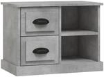 vidaXL Nachttisch Betongrau 60x35,5x45 cm