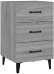 vidaXL Nachttisch Grau Sonoma 40x40x66 cm Holzwerkstoff 817325