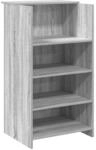 vidaXL Empfangstheke Grau Sonoma 55x50x103,5 cm Holzwerkstoff 859020