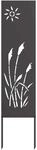 vidaXL Garten Sichtschutz-Leinwand Schwarz 32 x 140 cm 876203