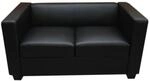 MCW 2er Sofa Lille Schwarz