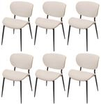 MCW Esszimmerstuhl O45 6er-Set Natur Wei&szlig;