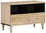 vidaXL TV-Schrank 70x33x46 cm Massivholz Mango 358249