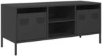 vidaXL TV-Schrank Schwarz 101,5x39x43,5 cm Kaltgewalzter Stahl 851298