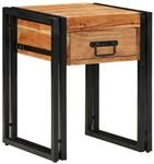vidaXL Beistelltisch Braun 40 x 40 x 50 cm Akazie Massivholz 4016714