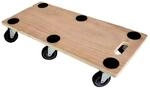 PROREGAL Profi Transportroller mit 6 Rollen HxBxT 11 x 30 x 68 cm Traglast 300 kg