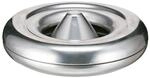 PROREGAL Feuerl&ouml;schender Tischaschenbecher Aus AlumInium Hx&Oslash; 6 x 25 cm Silber
