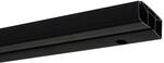 Gardinia Vorhangschienen-Set 1-Lauf Schwarz 210 cm