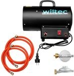 Wiltec Gasheizgebl&auml;se 15kW Heizkanone 30W Gasdruckminderer Frankreich 700mbar