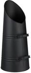 Relaxdays Kohlensch&uuml;tte Eisen Schwarz Mit 2 Griffen 16 Liter 58 cm x 25 cm 1,3 kg