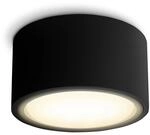SSC-LUXon Celi-X LED Deckenleuchte Dimmbar Rund Flach Schwarz mit GX53 Lampe 6W