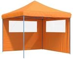 vidaXL Partyzelt Faltbar Pop-Up mit 2 Seitenteilen Orange 4004922