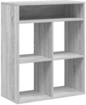 vidaXL B&uuml;cherregal Grau Sonoma 66x31x80 cm Holzwerkstoff 860297