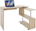 ML-Design Eckschreibtisch Drehbar L-Form Computertisch Sonoma Eiche 150x88x75 cm