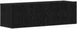 vidaXL Fernsehtische Schwarze Eiche 100 x 30 x 30 cm Holzwerkstoff 862487