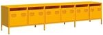 vidaXL TV-Schrank Senfgelb 202x39x43,5 cm Kaltgewalzter Stahl 3307152