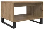 vidaXL Couchtisch Artisan-Eiche 60 x 50 x 40 cm Holzwerkstoff 879613