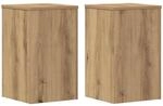 vidaXL Pflanzenst&auml;nder 2 Stk Artisan-Eiche 30x30x50 cm Holzwerkstoff 852923