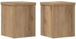 vidaXL Pflanzenst&auml;nder 2 Stk Artisan-Eiche 15x15x20 cm Holzwerkstoff 852896