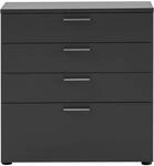 Schildmeyer Unterschrank-Kommode Serie 1500 Anthrazit 84,1 cm x 80,2 cm x 41 cm