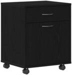 vidaXL Rollschrank Schwarze Eiche 45 x 38 x 54 cm Holzwerkstoff 862670