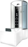 AcquaVapore Kombination Badewanne Dusche K50-L00 Duschtempel 170x100