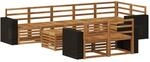 vidaXL Sofagarnituren Massivholz Akazie 3384540