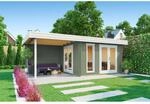 Lasita Holz-Gartenhaus Andres Flachdach Lasiert 360 cm x 360 cm 9,4 m&sup2;