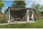 Lasita Gartenhaus Wibo 425 cm x 300 cm Grau-Gr&uuml;n