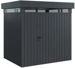 EcoStar Ger&auml;tehaus Euroline Flachdach Lichtband 229 cm x 179 cm Anthrazit 1-flg.