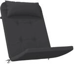 vidaXL Adirondack-Auflagen 2 Stk Schwarz Oxford-Gewebe 361837