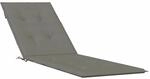 vidaXL Liegestuhl-Auflage Melange Dunkelgrau 75+105 x 50 x 4 cm Stoff 4002488