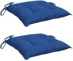 vidaXL Palettenkissen 2 Stk Blau 50x50x7 cm Oxford-Gewebe 361537