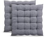 Bestlivings Stuhlkissen Lissabon 40 x 40 cm Hellgrau 2er Pack