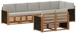 vidaXL Sofagarnituren Massivholz Akazie 3384492