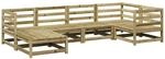 vidaXL 6 Tlg Garten-Sofagarnitur Kiefernholz Impr&auml;gniert 3299522