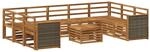 vidaXL Sofagarnituren Massivholz Akazie 3384855