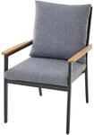Siena Garden Comfort Plus Sessel Liguria 97 x 65 x 79,5 cm Anthrazitgrau FSC&reg;