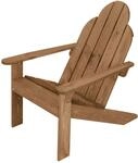 ML-Design Adirondack-Stuhl aus Tannenholz Massiv 92,5x70x89 cm Braun