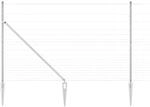 vidaXL Zaunpfosten Galvanisiert 25 x 1,5 m Stahl 3351437