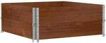 vidaXL Pflanzkasten Braun 100x100 cm Massivholz Kiefer 3295402