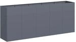 vidaXL Pflanzk&uuml;bel Anthrazit 200x40x80 cm Kaltgewalzter Stahl 860726
